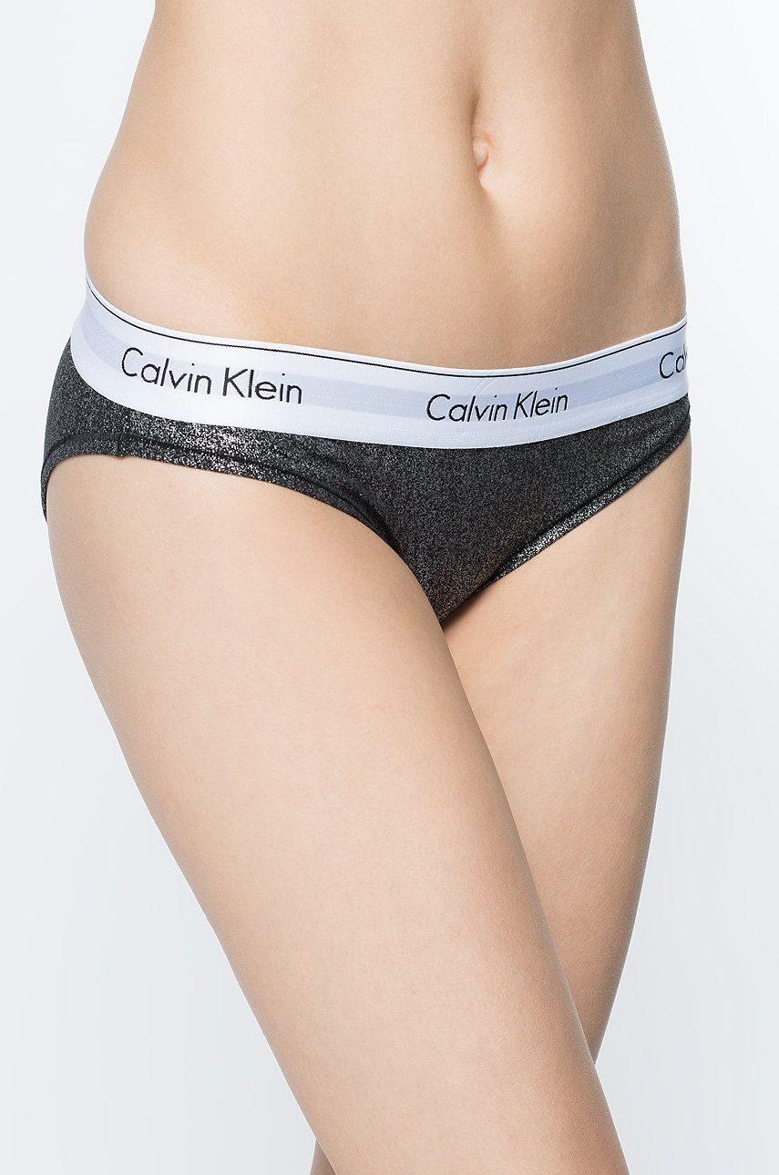 Calvin Klein Underwear - Kalhotky Bikini - šedá - Hlavní materiál: 53 % Bavlna