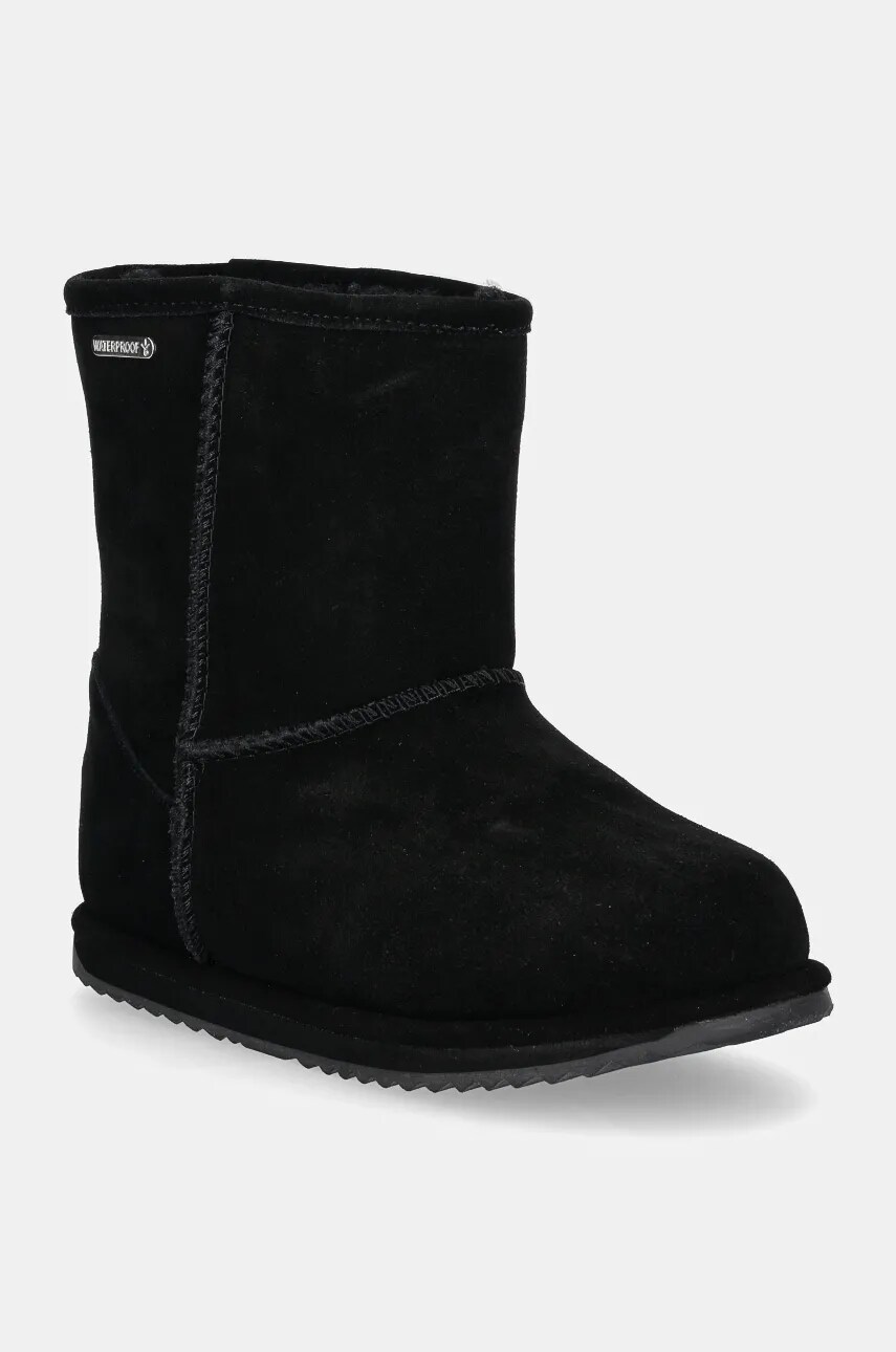 Emu Australia cizme de zapada din piele intoarsa culoarea negru, K10773