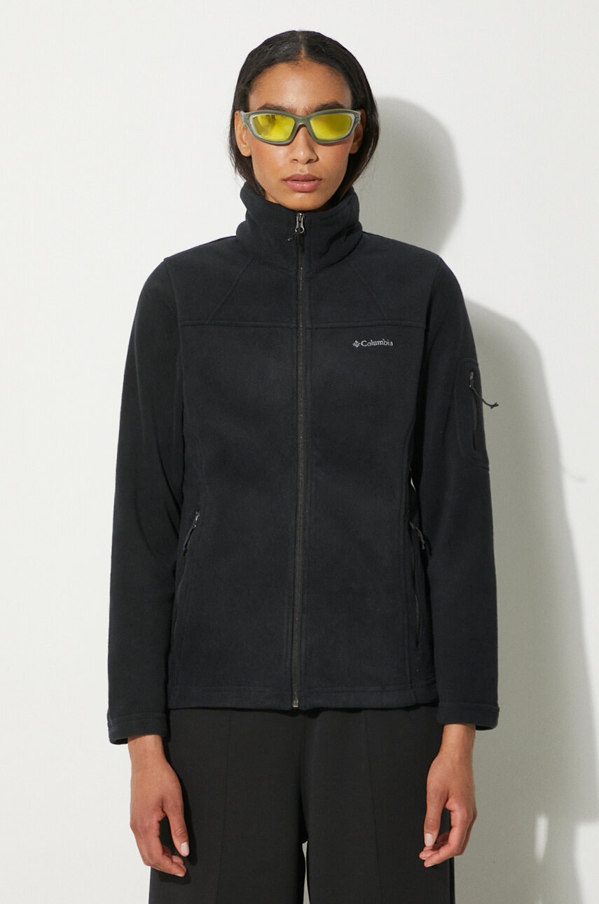 Спортен суичър Columbia Fast Trek Ii в черно с изчистен дизайн 1465351