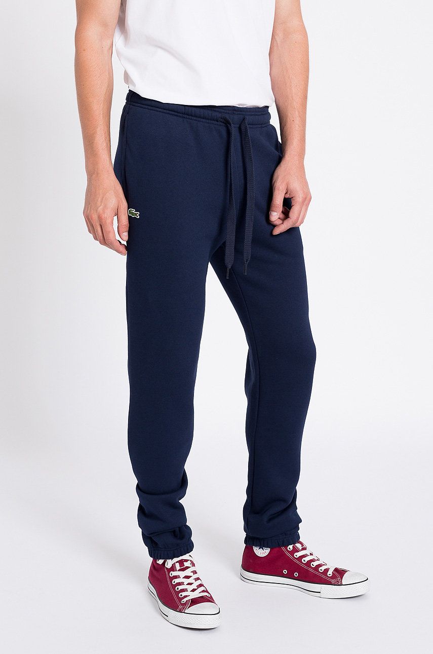 Lacoste pantaloni bărbați, culoarea bleumarin, jogger XH7611.166-166