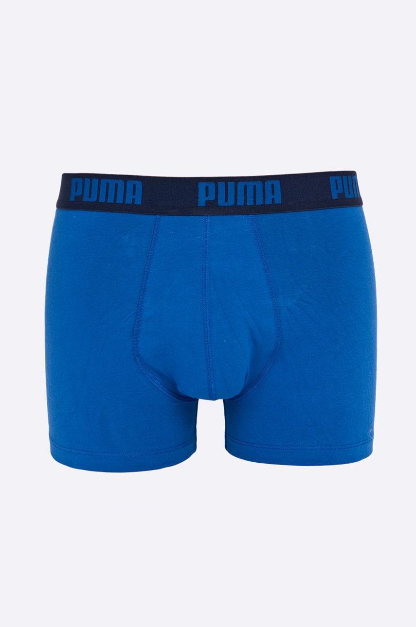 Puma - Boxerky Puma Basic Boxer 2P true blue (2-pack) 88886960 - námořnická modř - 95% Bavlna