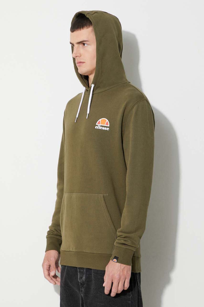 

Кофта Ellesse мужская цвет коричневый с капюшоном с принтом shs02216-athlGREY
