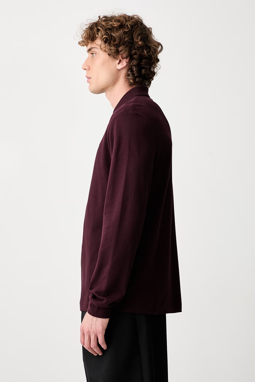 Lacoste longsleeve męski bawełniany (zdjęcie 4)