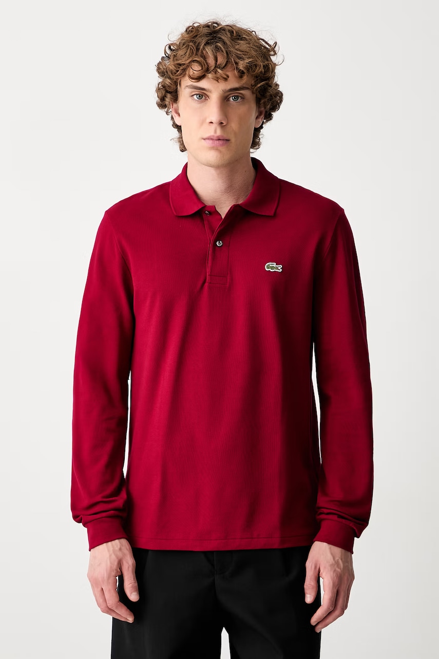 Lacoste longsleeve pentru bărbați din bumbac