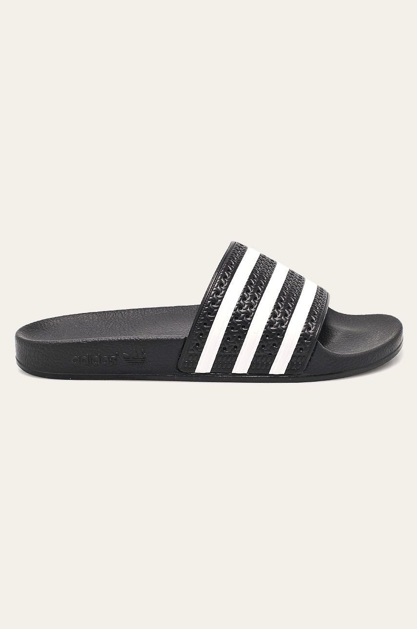 Pantofle adidas Originals pánské, černá barva - černá - Umělá hmota
