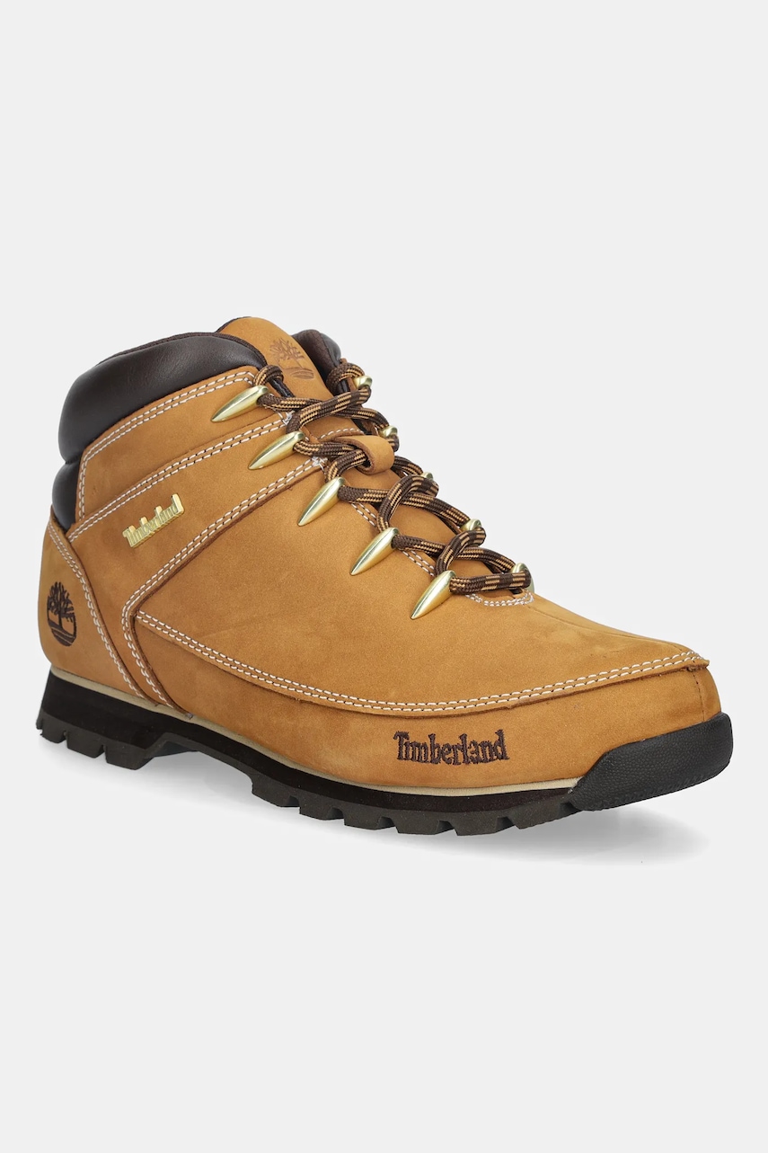 Timberland pantofi Euro Sprint Hiker bărbați, culoarea portocaliu, izolare usoara A122I A122I-Wheat