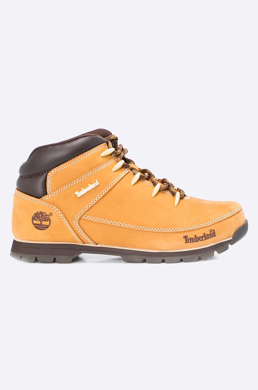 Timberland pantofi Euro Sprint Hiker bărbați, culoarea portocaliu, izolare usoara A122I A122I-Wheat