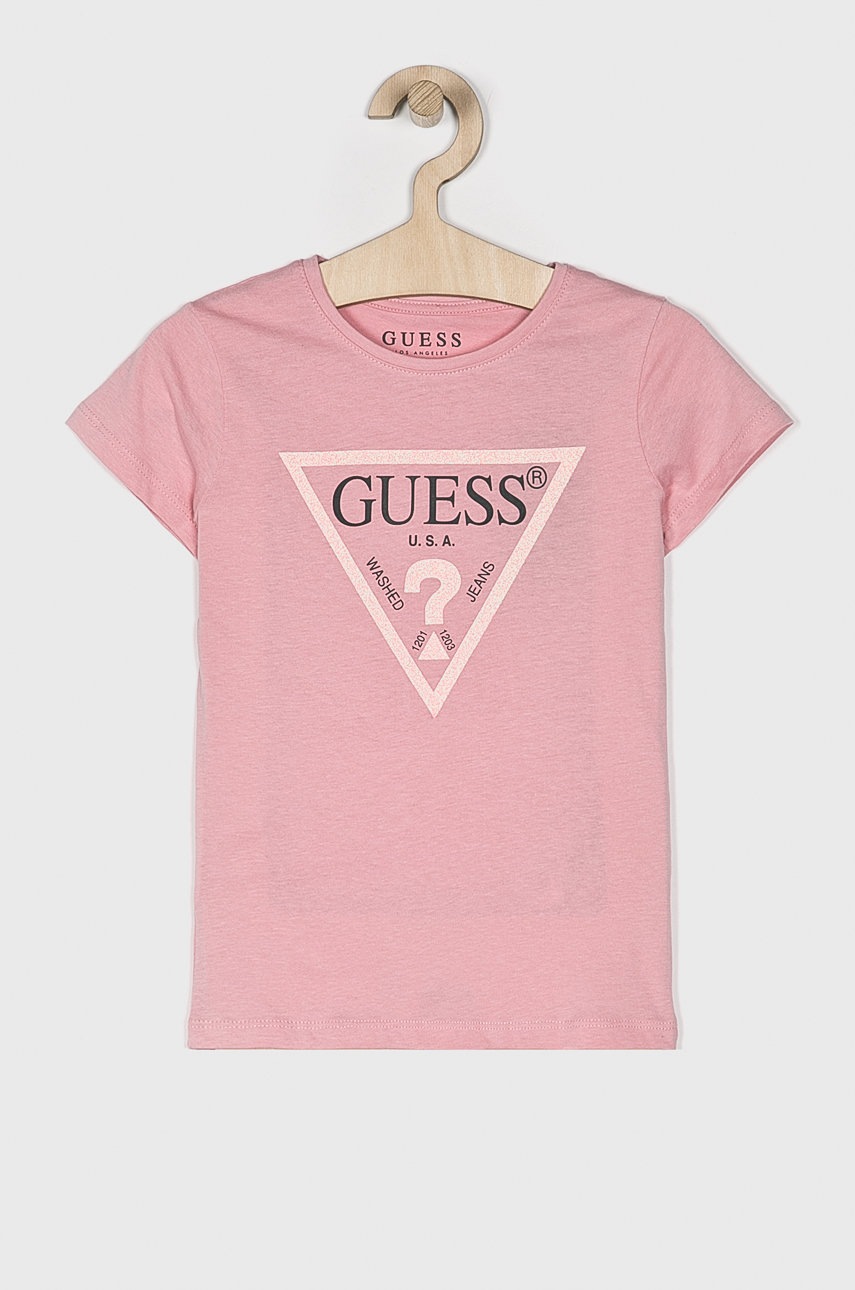 

Guess Jeans - Детски топ 118-175 cm, Розов
