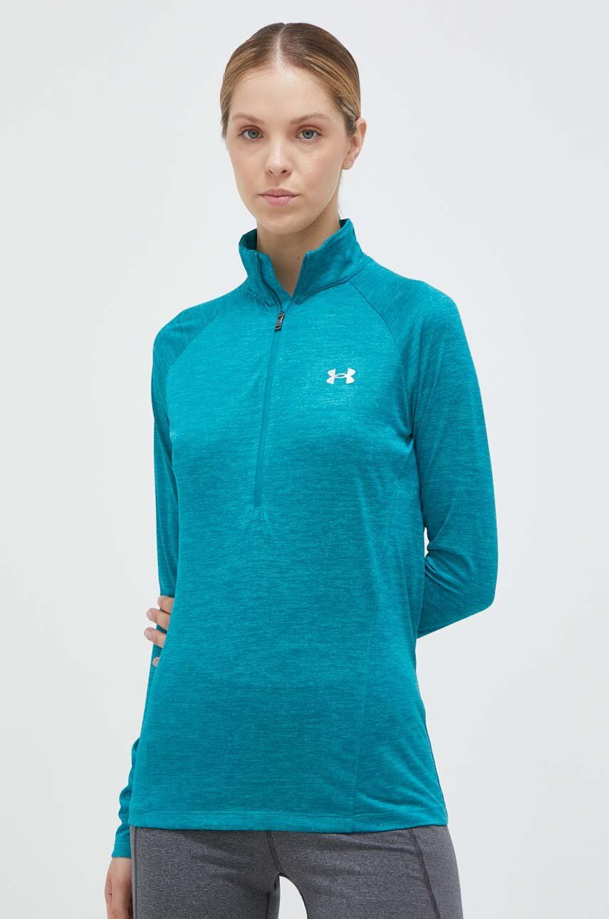 Under Armour Hanorac De Antrenament Tech Culoarea Verde, Melanj