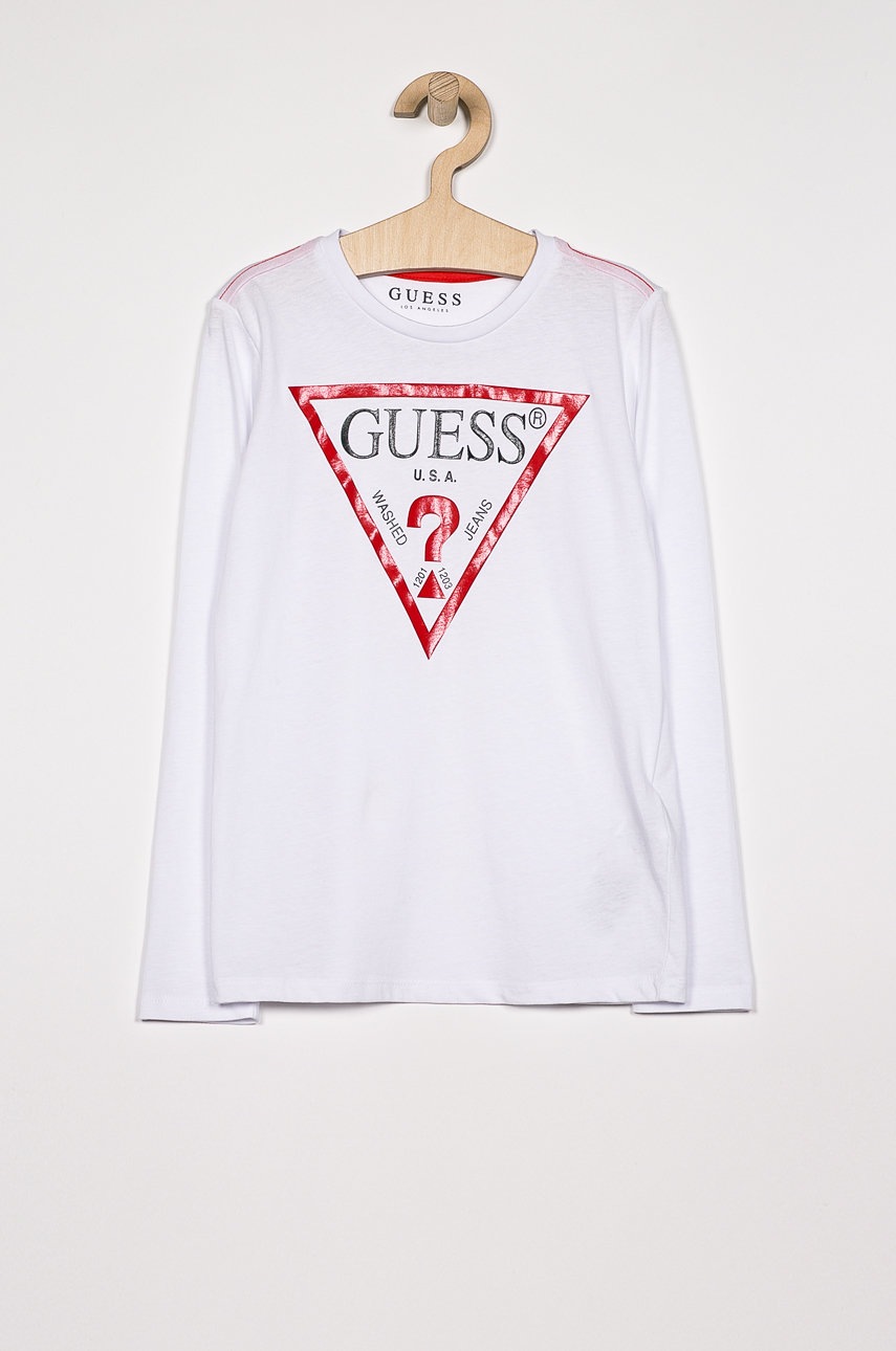 

Guess Jeans - Детский лонгслив 118-175 см, Белый