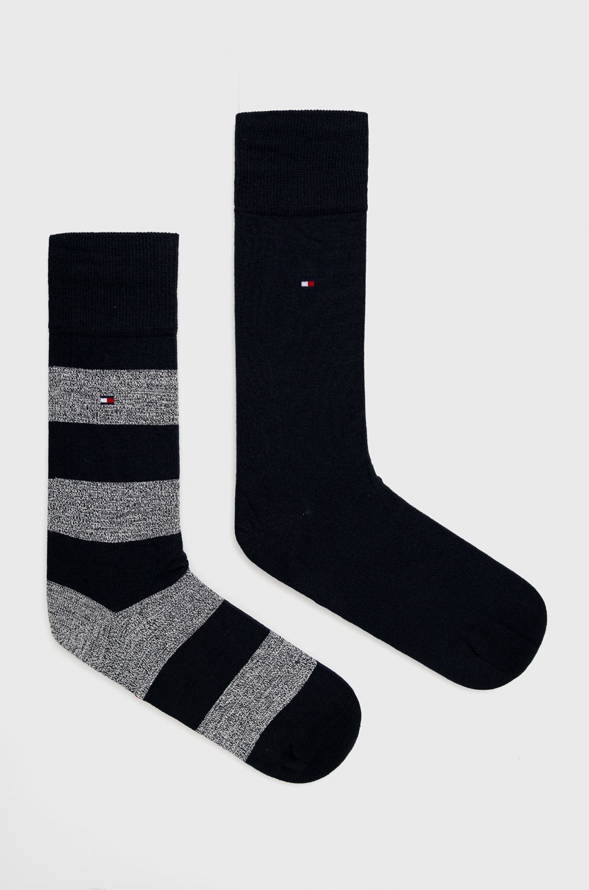 

Tommy Hilfiger - Чорапи (2-pack), Тъмносин