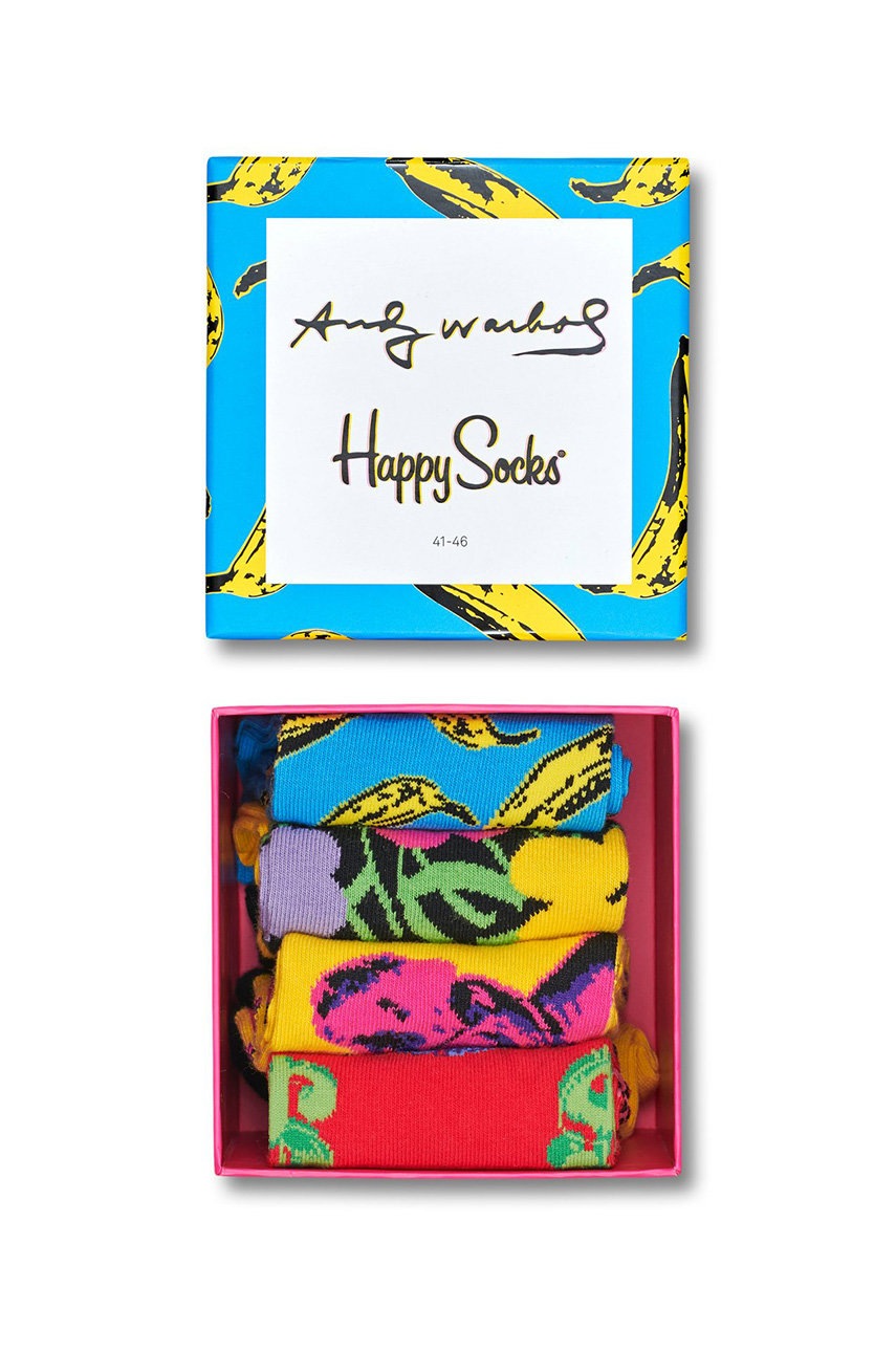 Happy Socks - Sosete Andy Warhol Gift Box