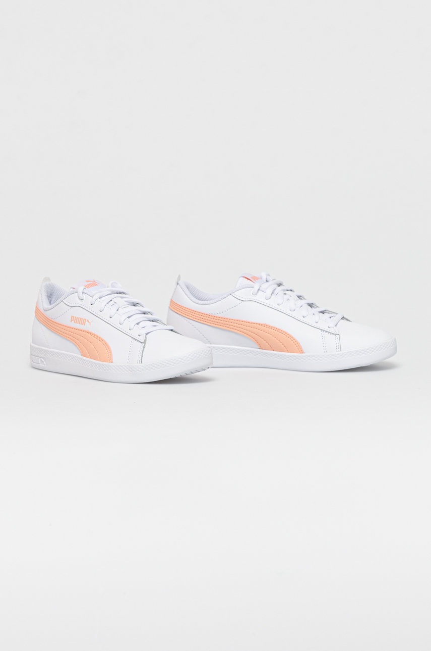 

Черевики Puma колір білий на плоскому ходу
