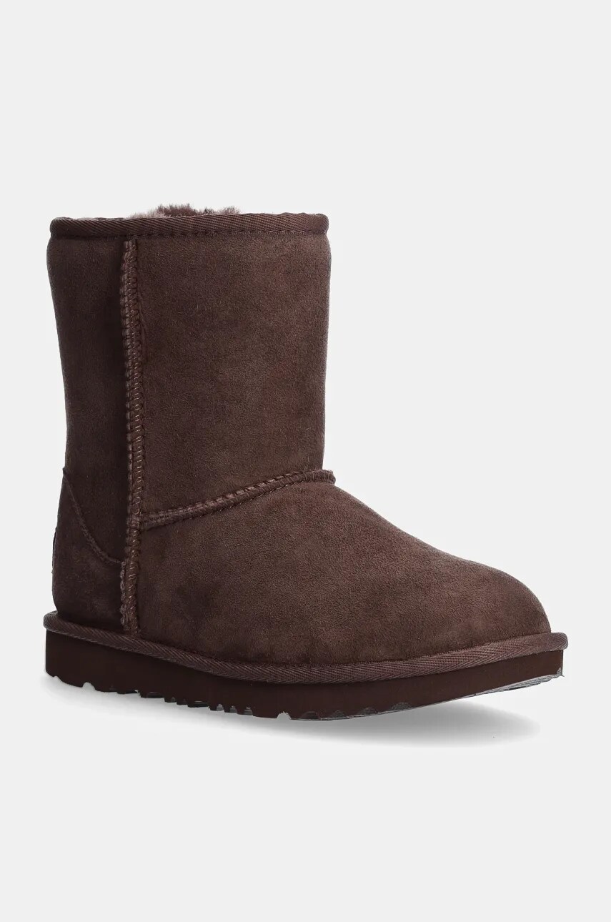UGG cizme de zapada din piele intoarsa Classic II culoarea negru