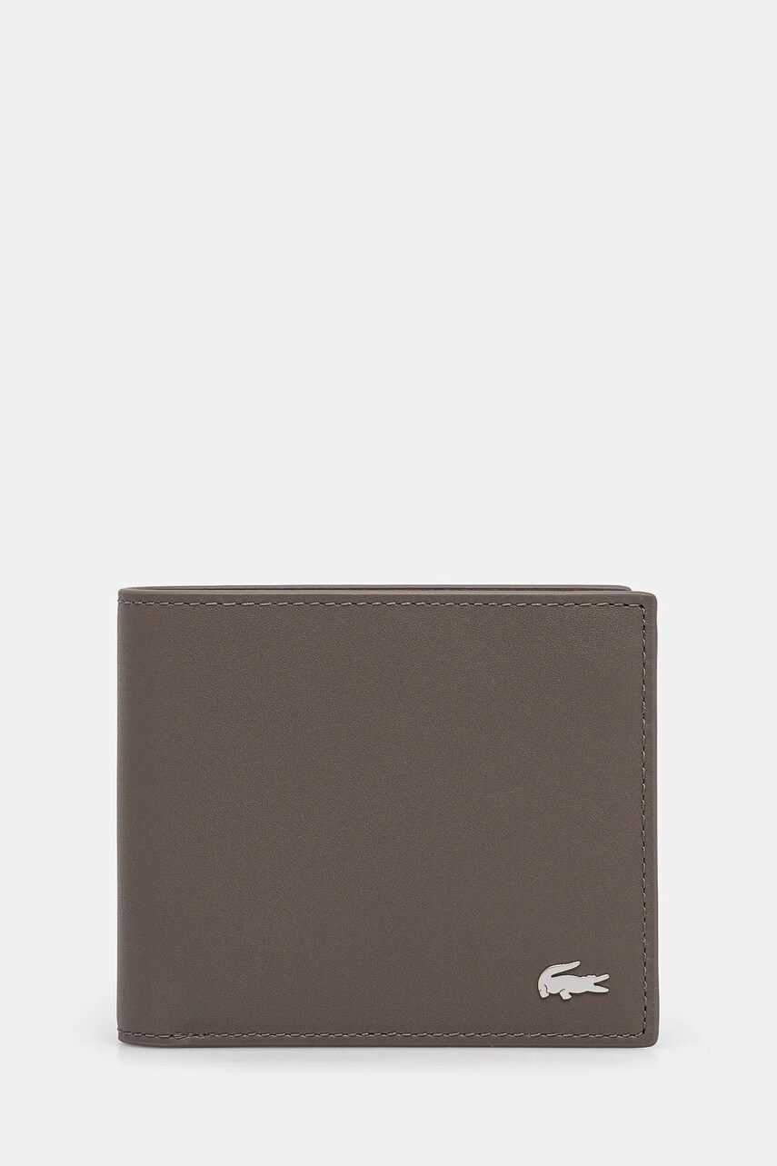 Lacoste portofel barbati, culoarea negru, NH1112FG