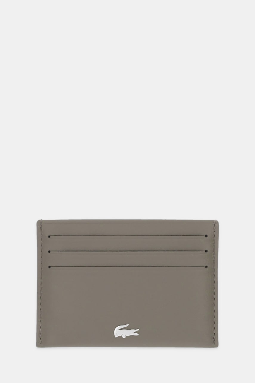 Lacoste portofel de piele culoarea negru, NH1346FG