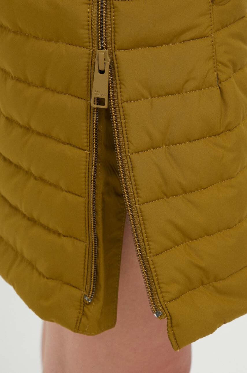 Αθλητική φούστα Jack Wolfskin Iceguard χρώμα: πράσινο φωτογραφία