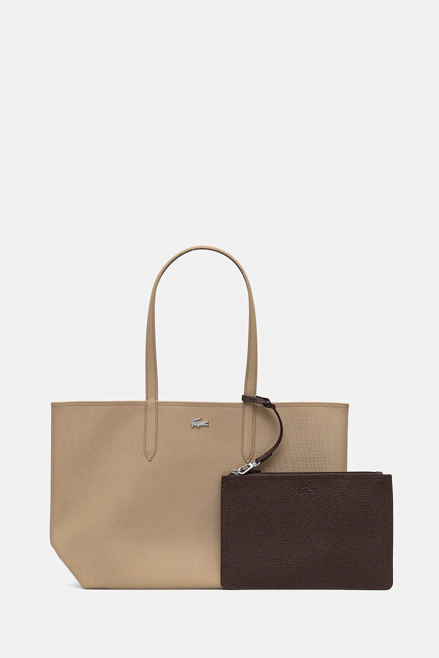 Lacoste poșetă culoarea negru, NF2142AA
