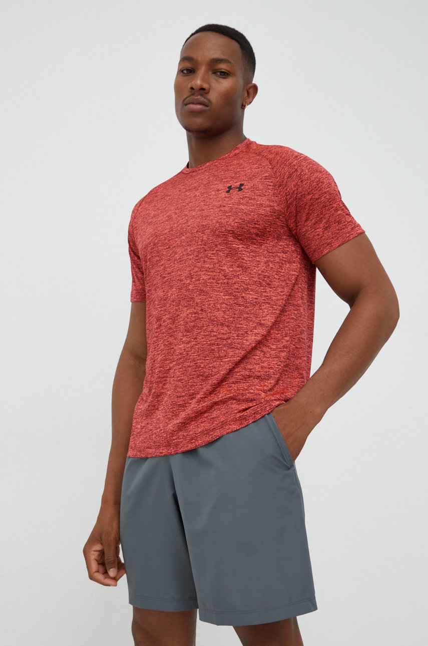 

Футболка для тренинга Under Armour Tech 2.0 цвет красный однотонная