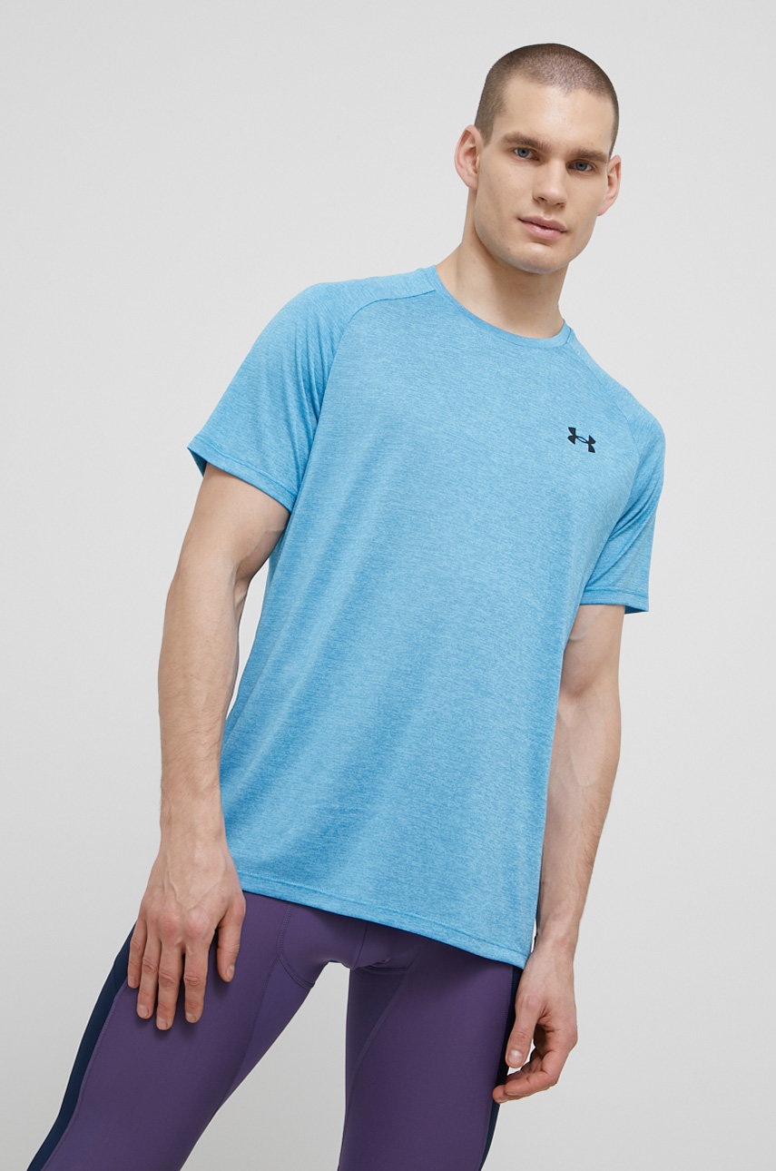 

Тениска за трениране Under Armour Tech 2.0 с изчистен дизайн, Син