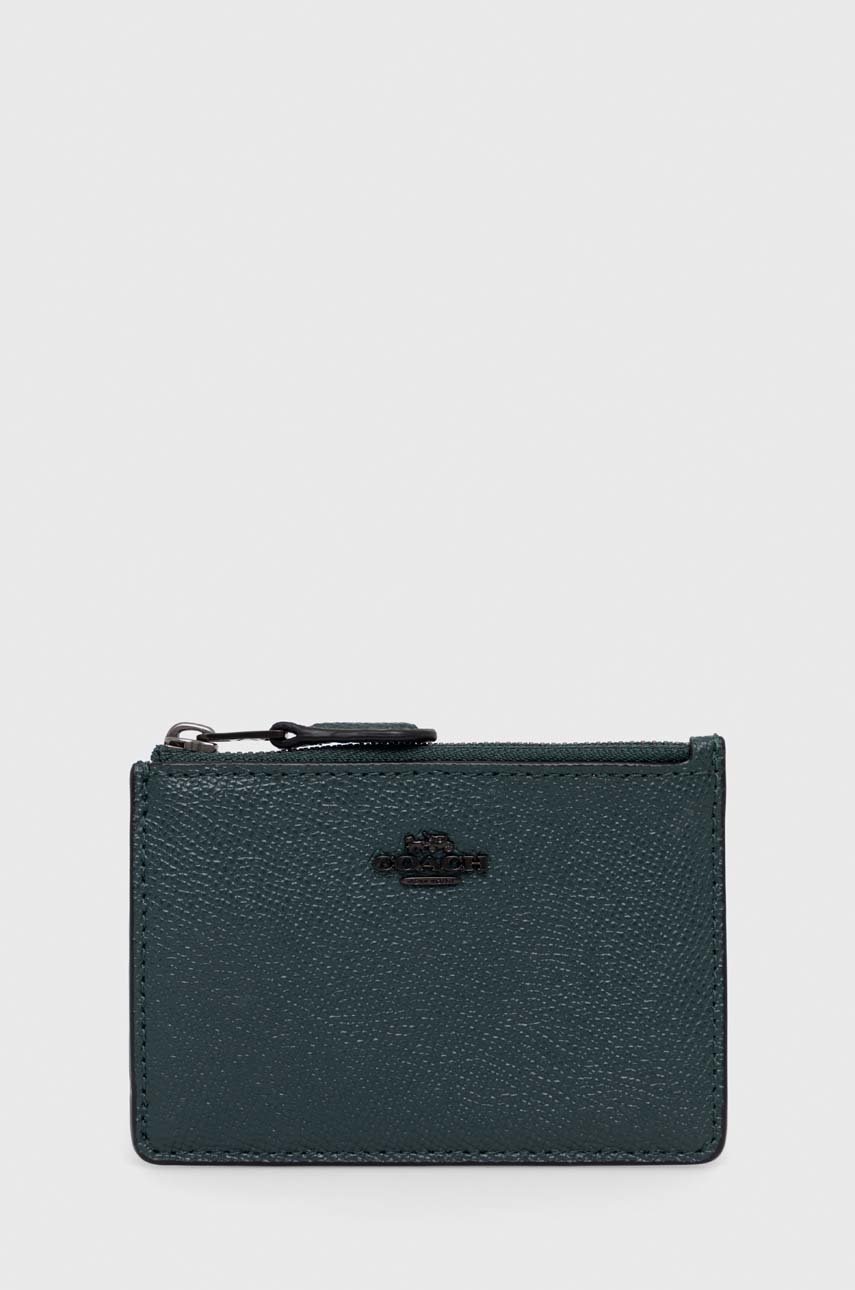 

Кожен портфейл Coach в черно, Зелен