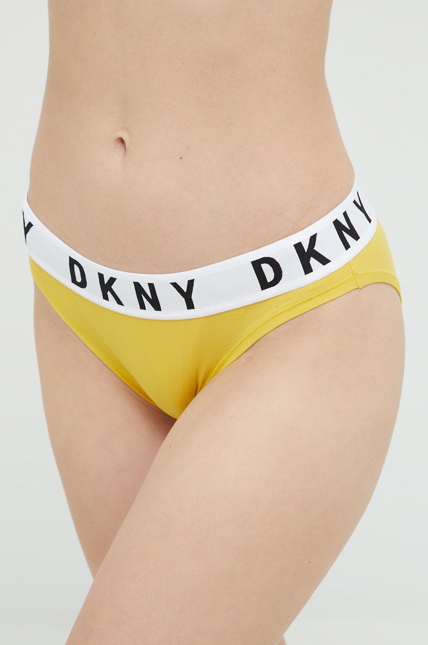 Kalhotky Dkny žlutá barva, DK4513