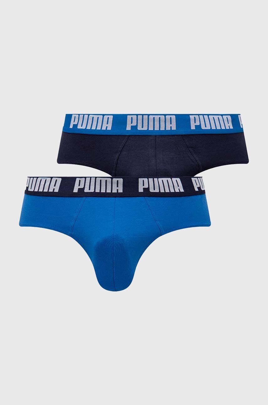 Boxerky Puma pánské, tmavomodrá barva - námořnická modř - Hlavní materiál: 95 % Bavlna
