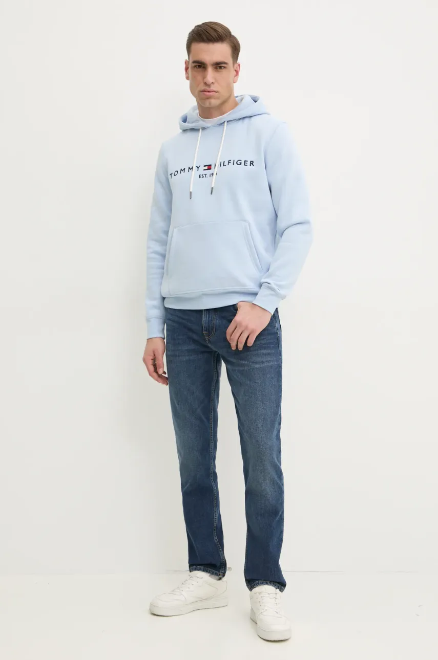 Кофта Tommy Hilfiger мужская с капюшоном с аппликацией Кофта Tommy Hilfiger мужская с капюшоном с аппликацией