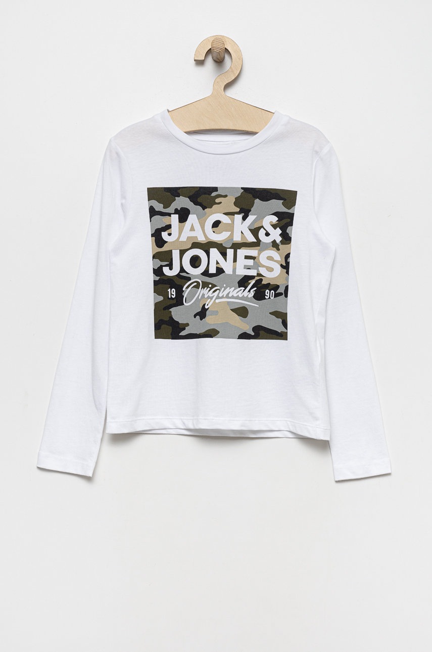 

Jack & Jones - Детска блуза с дълги ръкави 128-176 cm, Бял