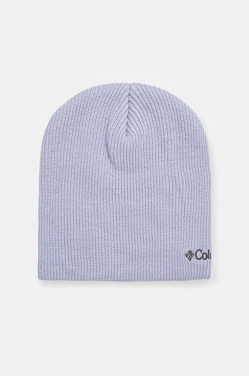 Columbia caciula culoarea violet, din tricot gros
