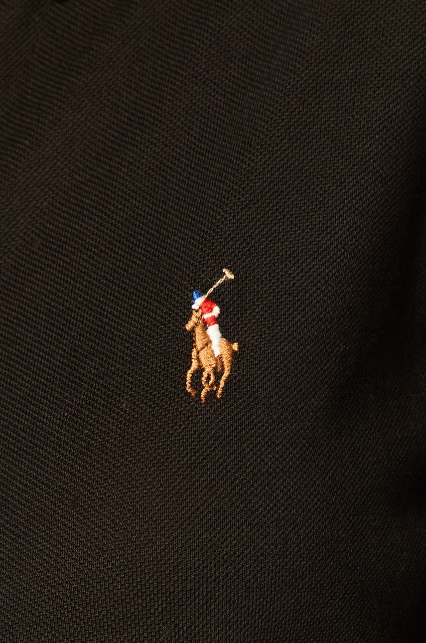 

Бавовняна сорочка Polo Ralph Lauren жіноча колір чорний regular класичний комір