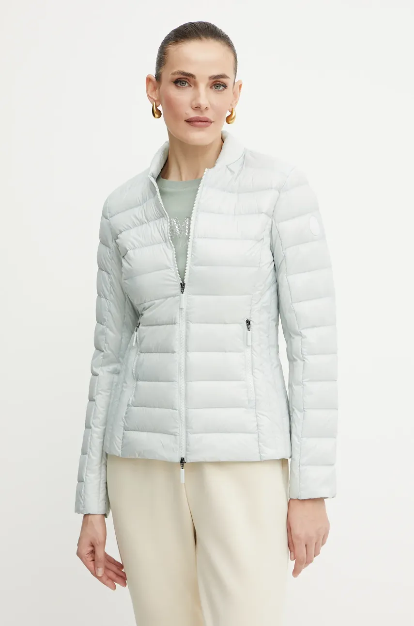 Armani Exchange geaca de puf femei, culoarea roz, de tranzitie