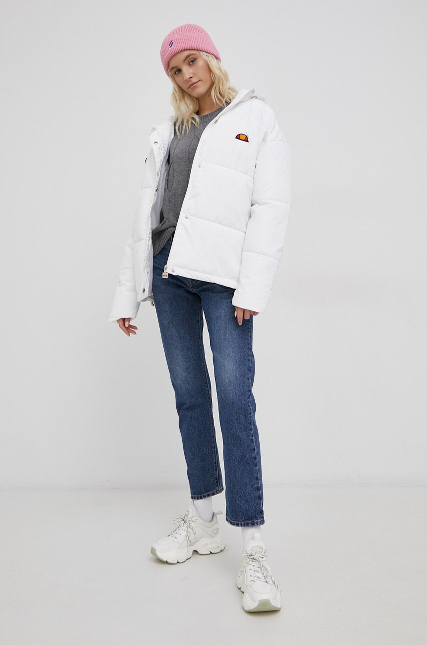 

Куртка Ellesse женская цвет белый переходная