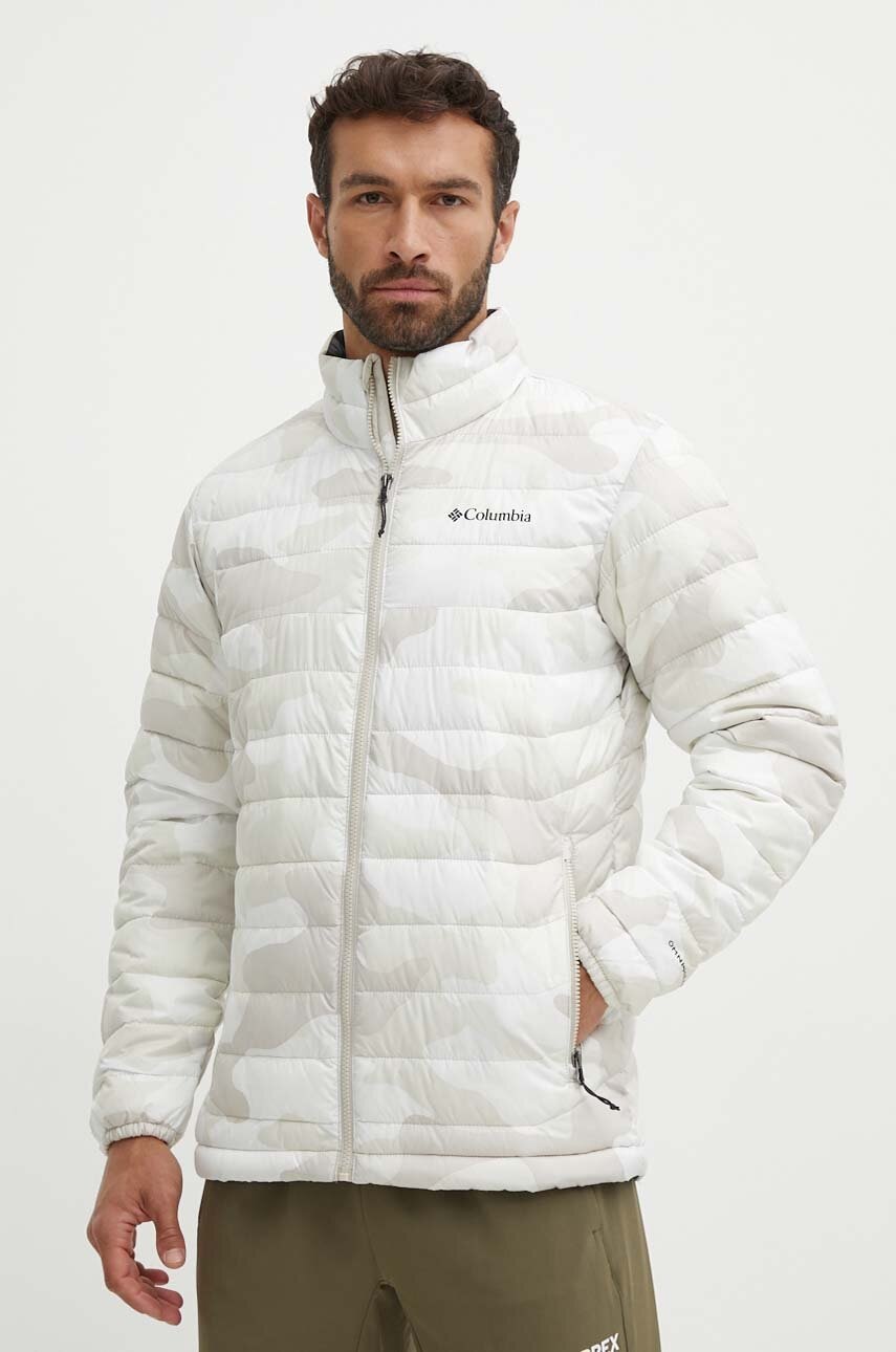 Columbia geacă sport Powder Lite Jkt culoarea bej 1698001