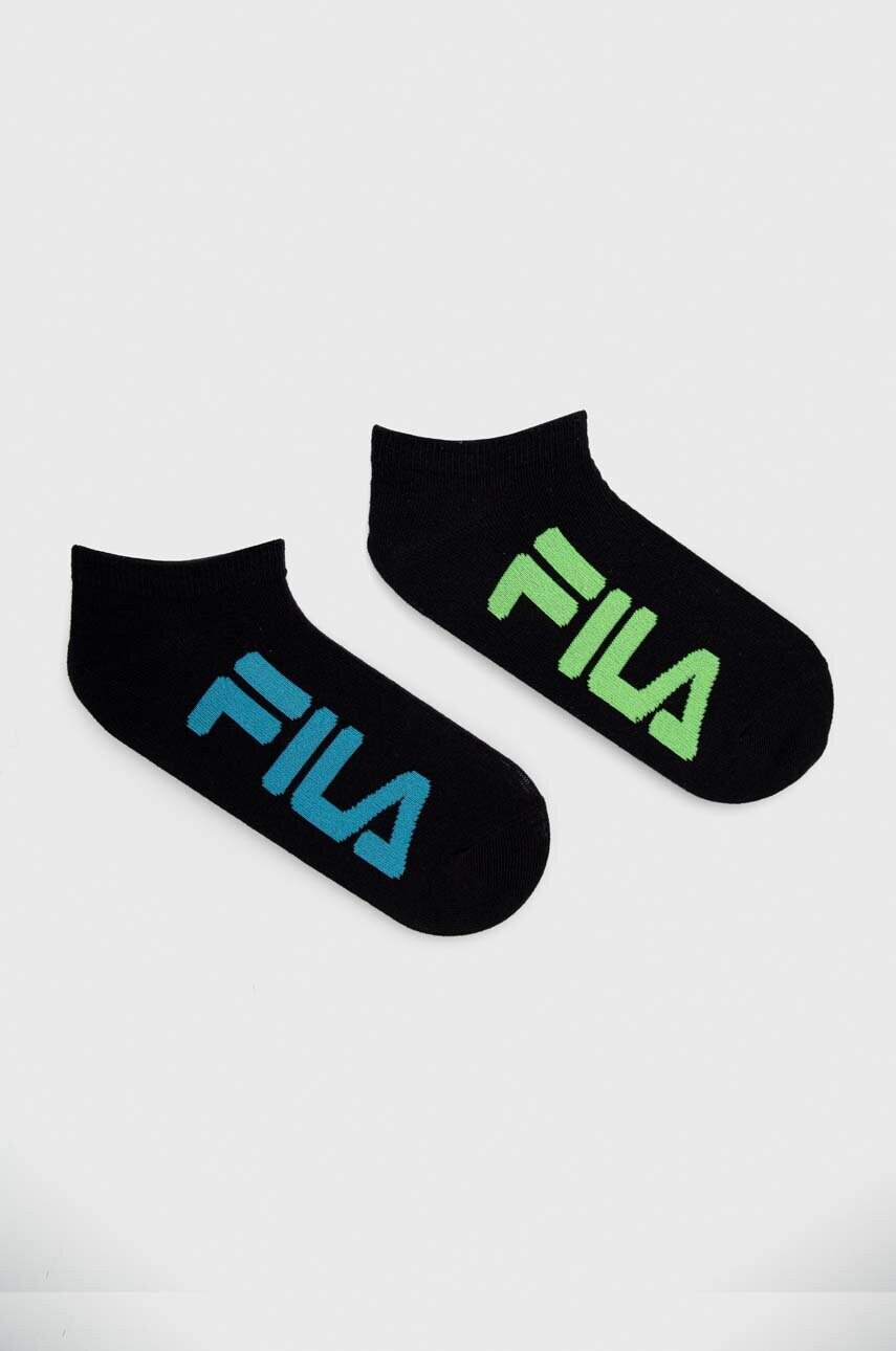 

Чорапи Fila (2 броя) в черно, Черен