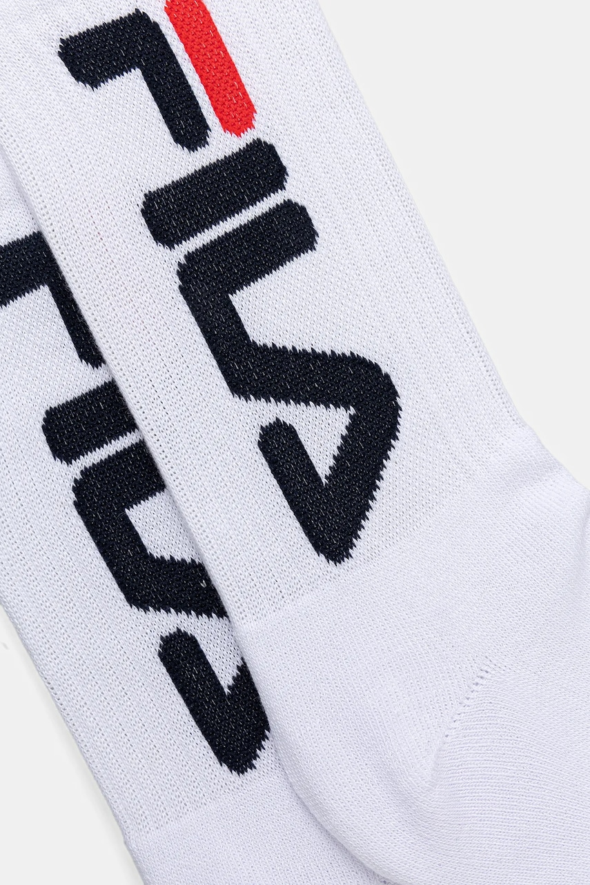 Носки Fila (2-pack) женские цвет белый Носки Fila (2-pack) женские цвет белый