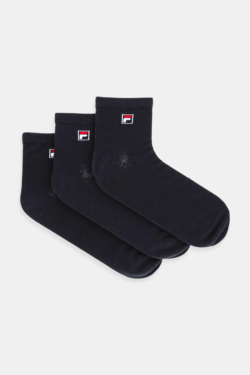 Levně Ponožky Fila ( 3-pak) pánské, černá barva