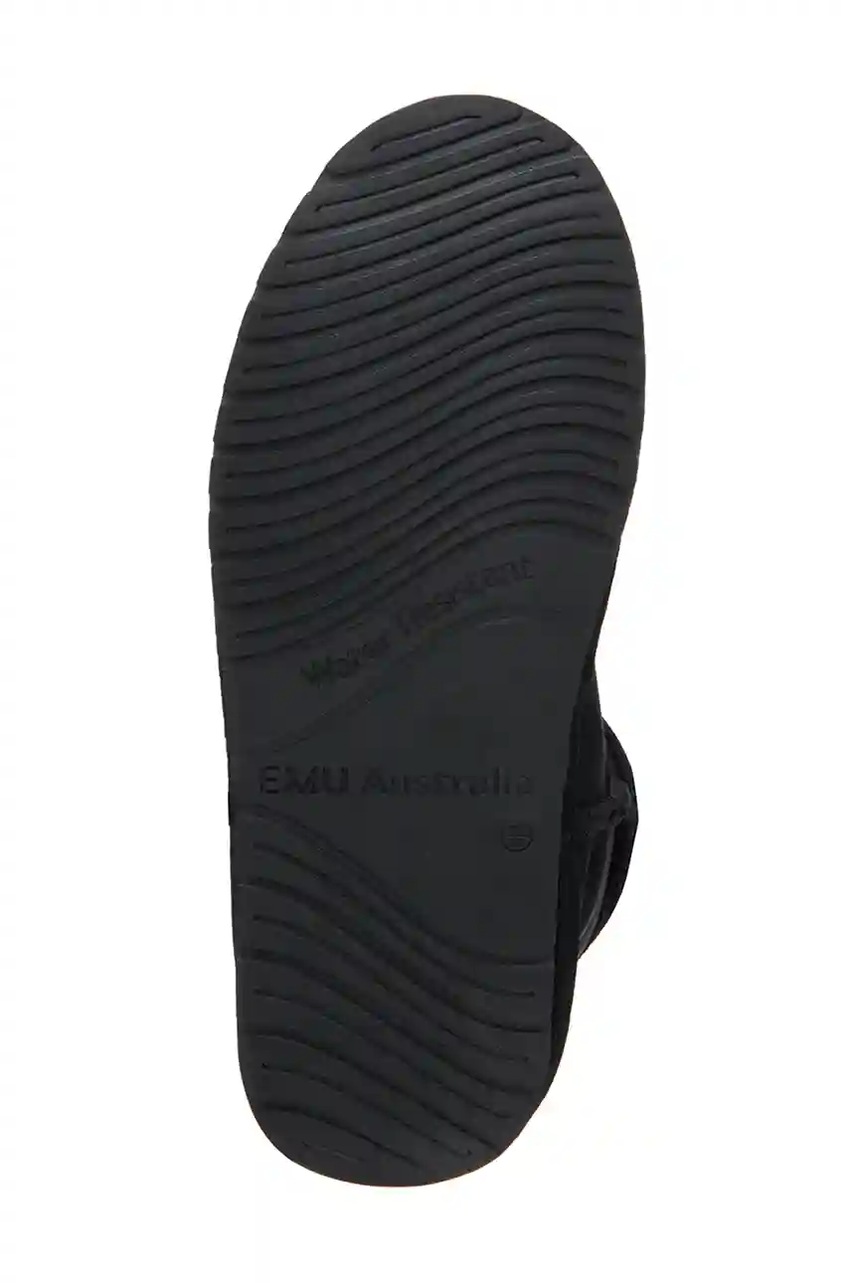 Μπότες χιονιού σουέτ Emu Australia χρώμα: μαύρο φωτογραφία