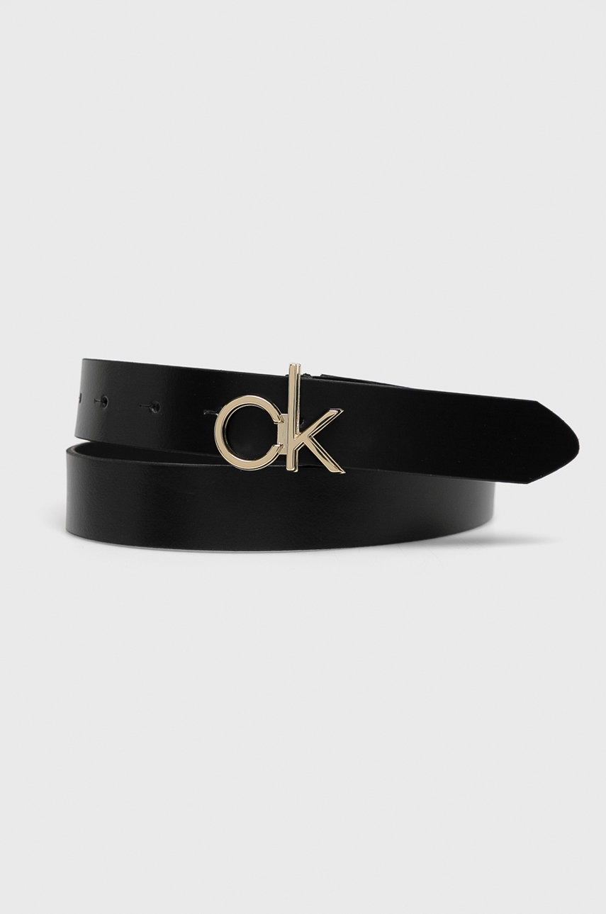 

Calvin Klein - Кожен колан, Черен