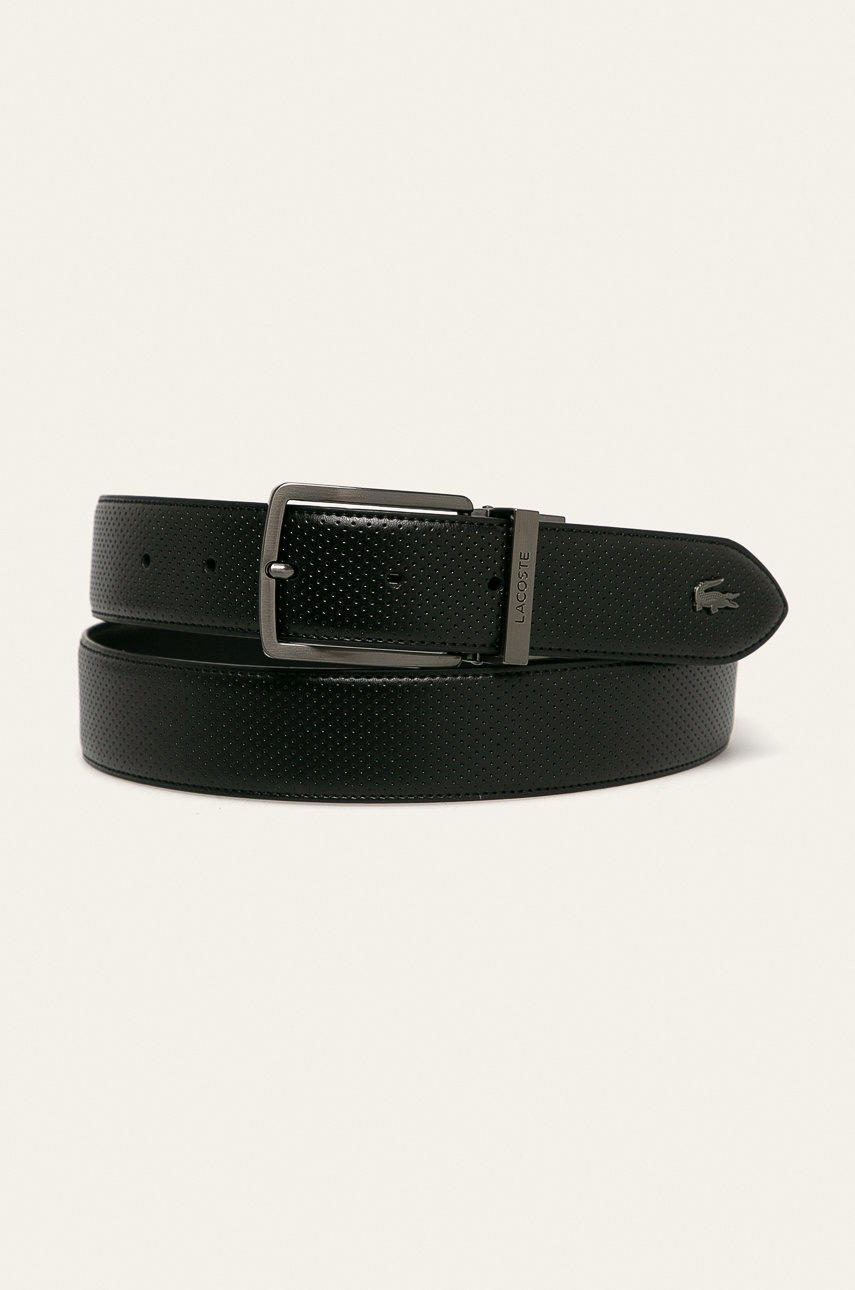 

Lacoste - Кожен колан, Черен