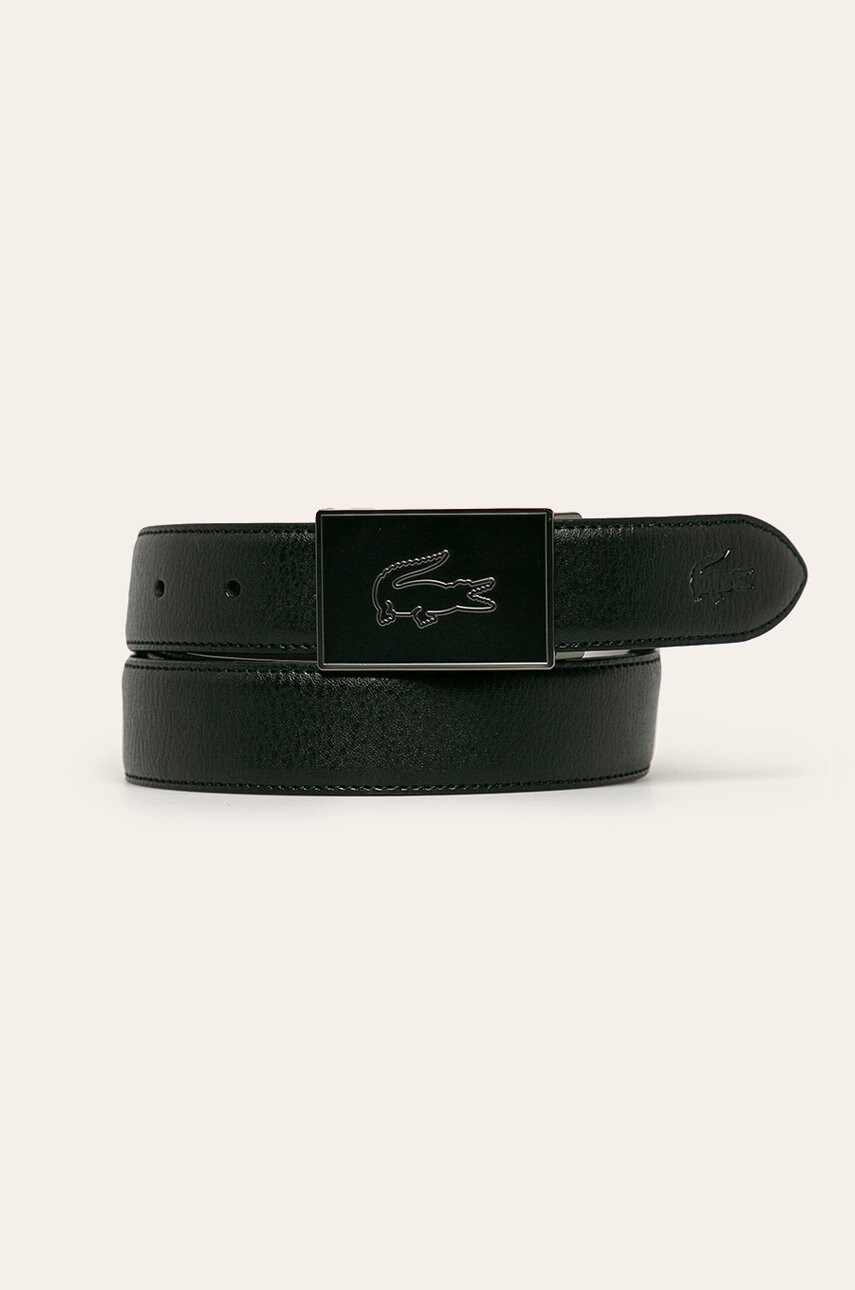 

Lacoste - Кожен колан, Черен