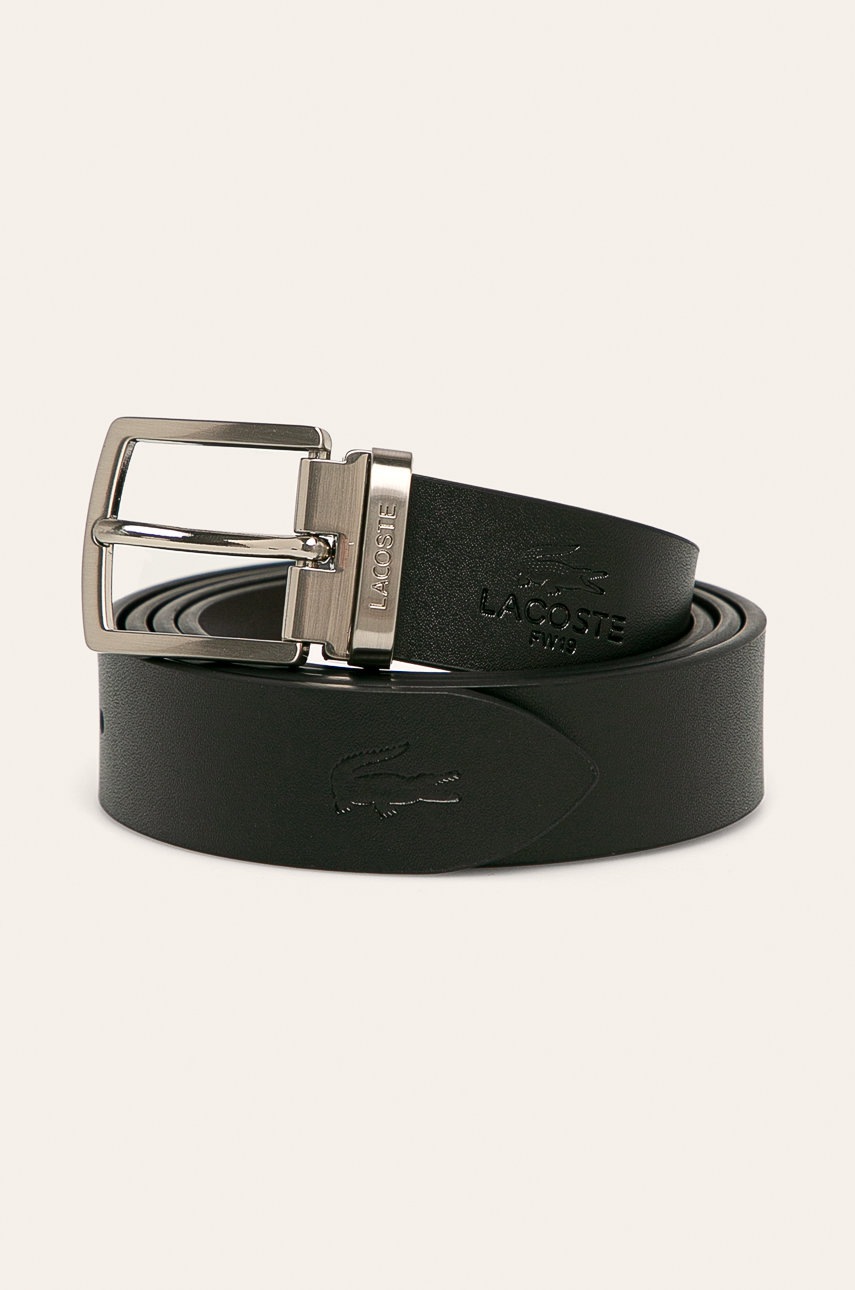 

Lacoste - Кожен колан, Черен