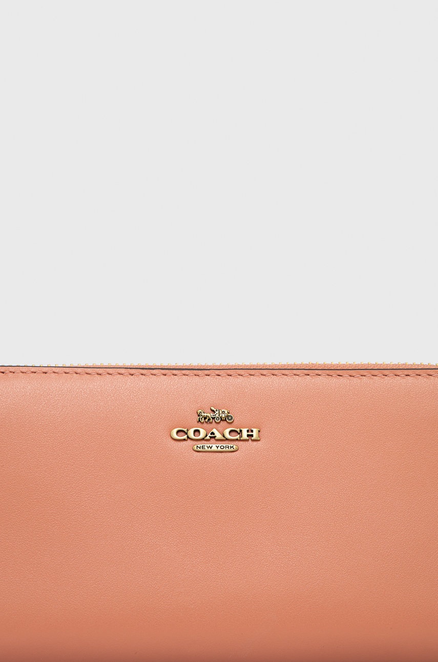 

Гаманець Coach жіночий колір помаранчевий