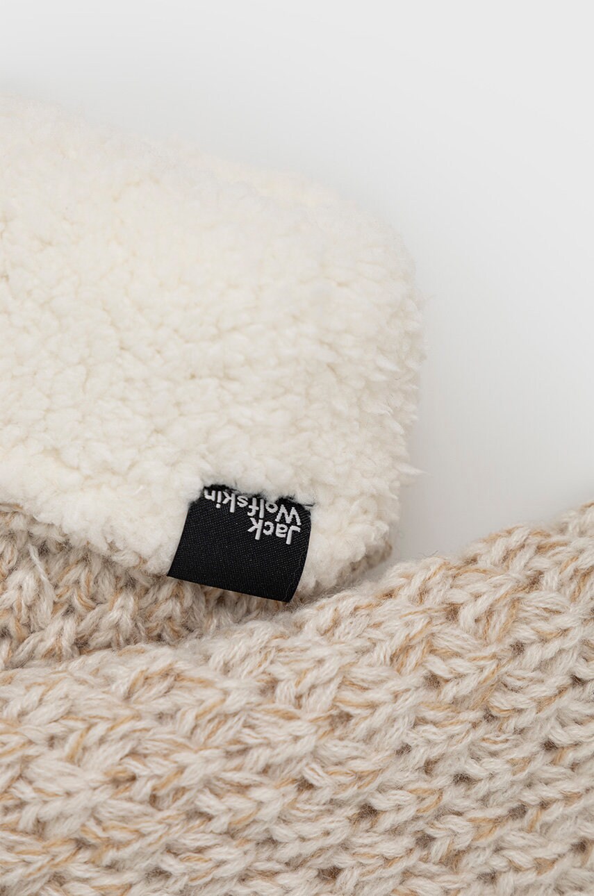 

Перчатки Jack Wolfskin женские цвет бежевый