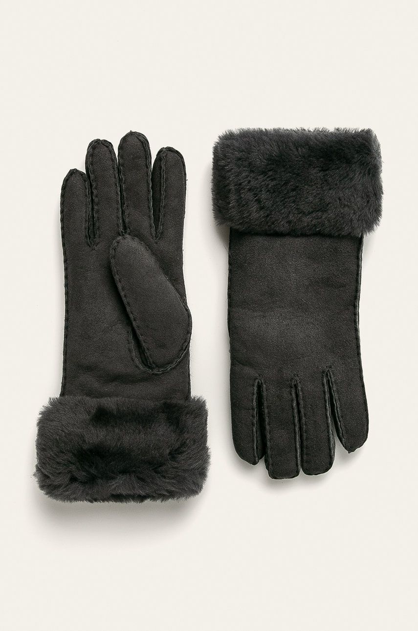 Emu Australia - Kožené rukavice - šedá - Vnitřek: 100% Merino vlna Hlavní materiál: 100% Semišo