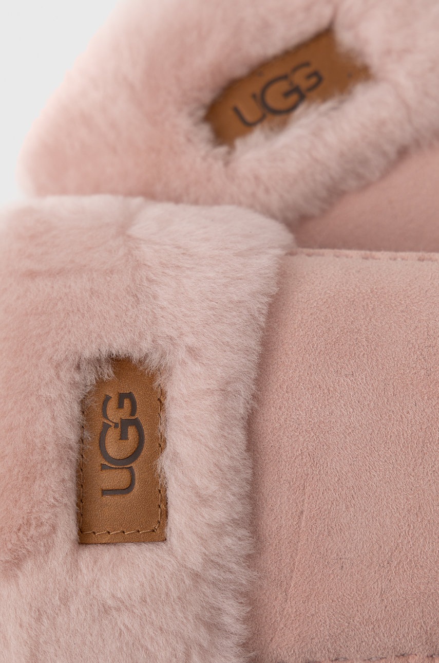 

Замшеві рукавички UGG жіночі колір рожевий