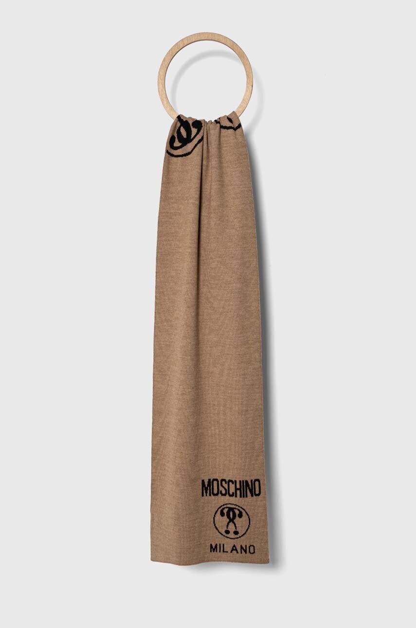 

Moschino колір бежевий візерунок