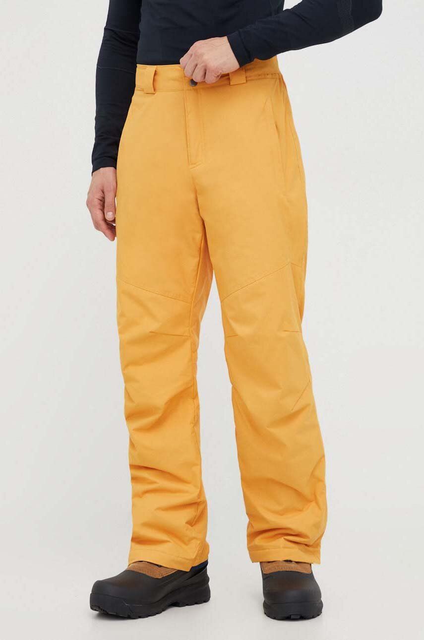 Kalhoty Columbia Bugaboo oranžová barva - žlutá - Podšívka 1: 100 % Nylon Podšívka 2: 100 % Pol