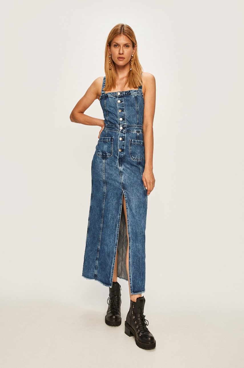 Pepe jeans - rochie jeans lottie x dua lipa