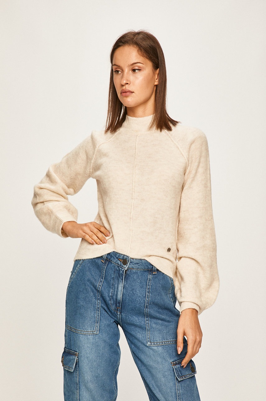 

Pepe Jeans - Пуловер Clotilde, Бежов